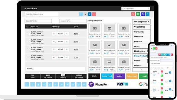 Smart POS Billing Software for Retail Grocery Shops