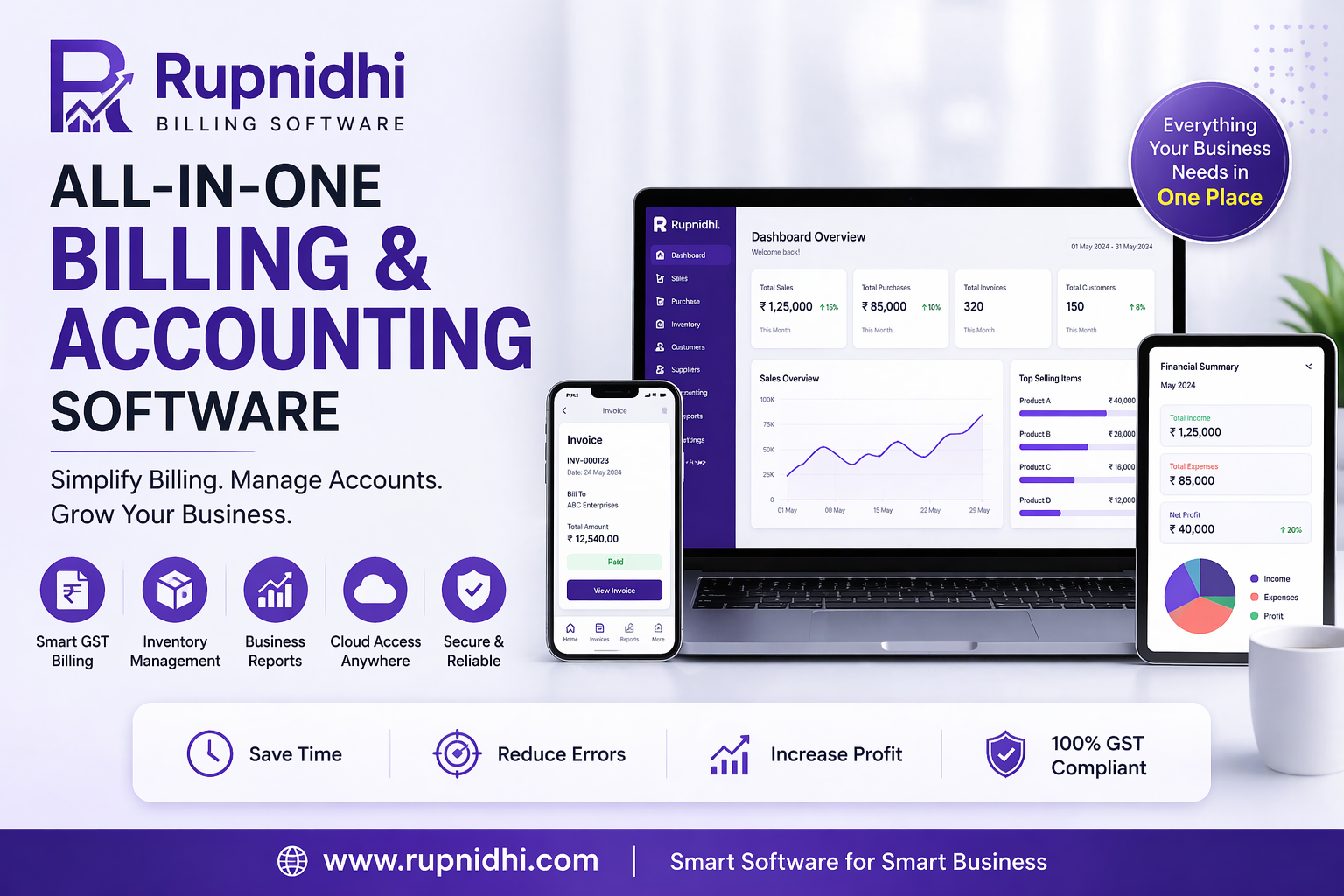 All-in-One Billing and Accounting Software